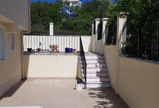 Patio and garage entrance tiling in a villa near Balchik