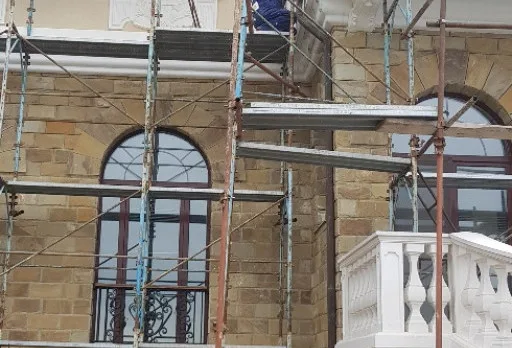 Facade renovation of a house in Varna