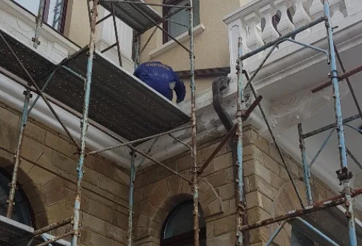 Facade renovation of a house in Varna