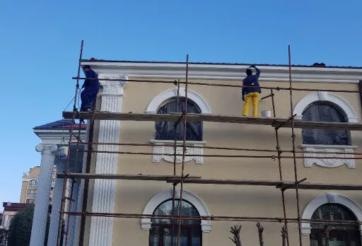 Facade renovation of a house in Varna