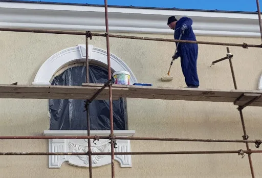 Facade renovation of a house in Varna