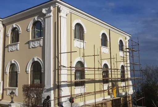 Facade renovation of a house in Varna