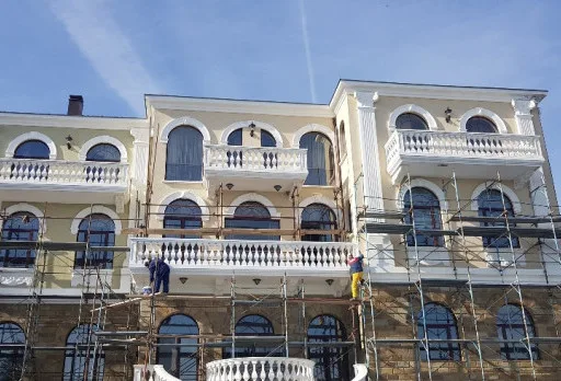 Facade renovation of a house in Varna