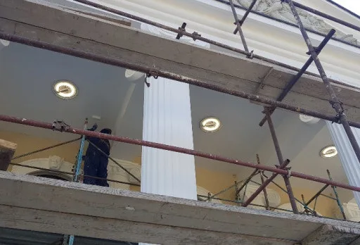 Facade renovation of a house in Varna