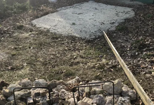 Building a concrete driveway near Varna