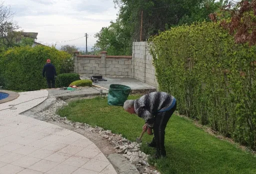 Строителство на барбекю зона до Балчик