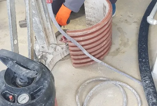 Строително-ремонтни работи и пробиване на отвори с диамантена боркорона при строително-монтажни работи в мелница в Генерал Тошево