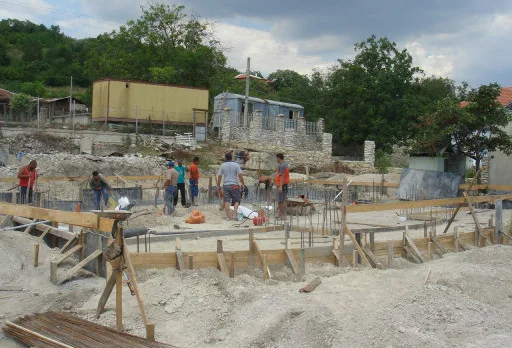 Building a house in Balchik, Rogachevo village