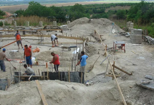 Building a house in Balchik, Rogachevo village