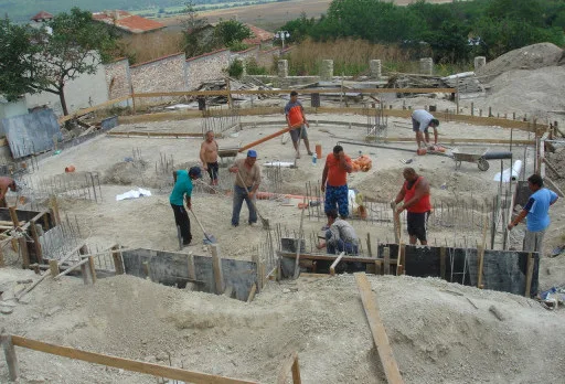 Building a house in Balchik, Rogachevo village