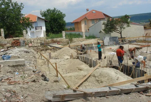 Building a house in Balchik, Rogachevo village