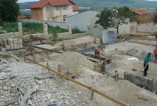 Building a house in Balchik, Rogachevo village