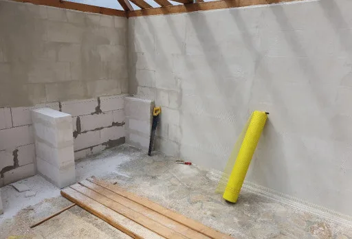 Строителство на барбекю в с. Оброчище, Албена