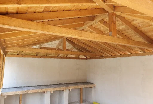 Строителство на барбекю в с. Оброчище, Албена