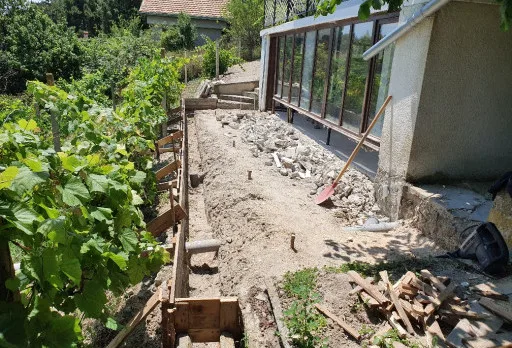 Construction and repair works and patio building of a house near Varna
