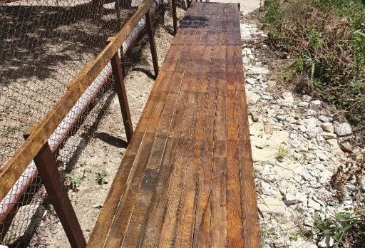 Building a staircase and decking to the beach near Varna