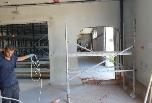 Строителство на бетонови рампи и пробиване на отвори в стени и под в Генерал Тошево