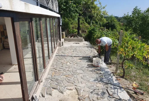 Construction and repair works and patio building of a house near Varna
