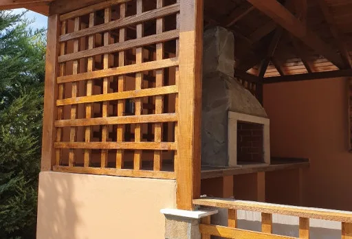 Строителство на барбекю в с. Оброчище, Албена