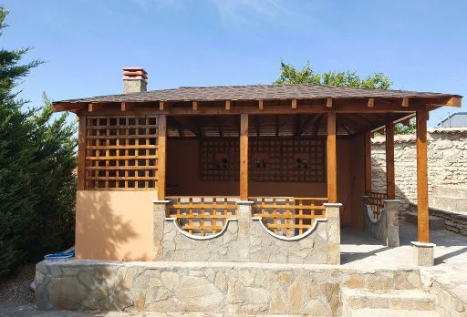 Строителство на барбекю в с. Оброчище, Албена