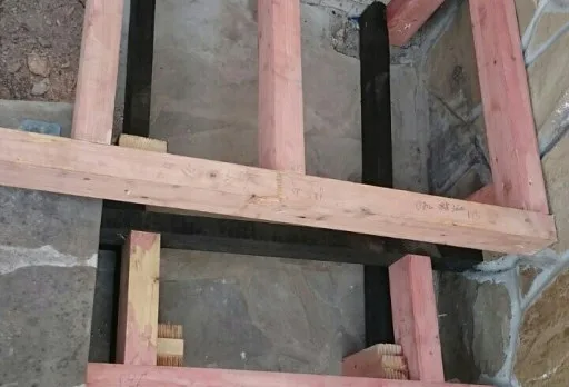 Building and repair works of a house near Albena