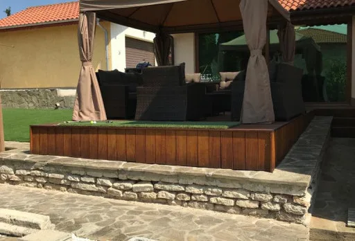 Building and repair works of a house near Albena