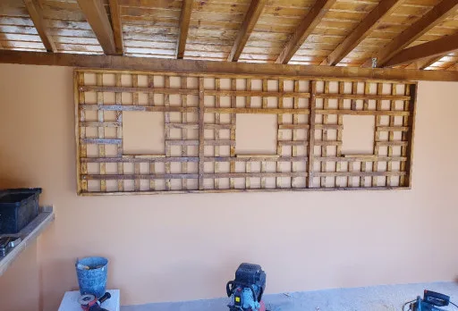 Строителство на барбекю в с. Оброчище, Албена