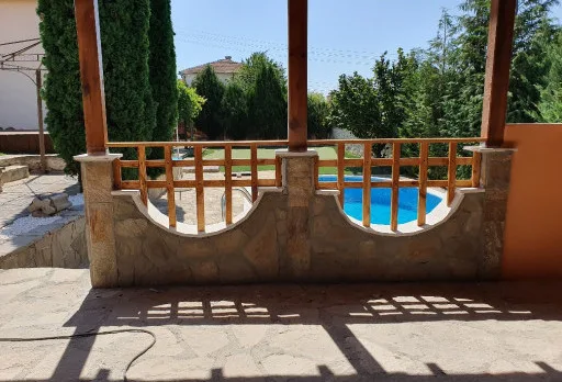 Строителство на барбекю в с. Оброчище, Албена