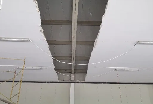 Строителни работи и монтаж на гипсокартон на мелница в Генерал Тошево