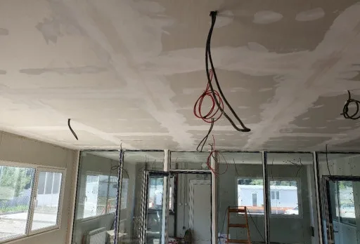 Строителни работи и монтаж на гипсокартон на мелница в Генерал Тошево