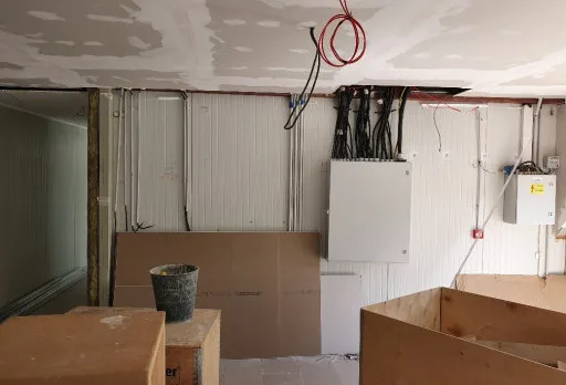 Строителни работи и монтаж на гипсокартон на мелница в Генерал Тошево