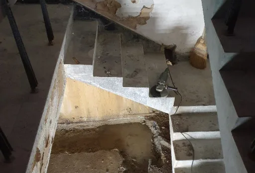 Bau- und Reparaturarbeiten in einem Verwaltungsgebäude in Balchik