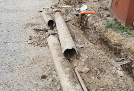 Bau- und Reparaturarbeiten in einem Verwaltungsgebäude in Balchik