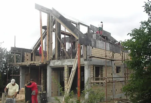 Строителсво на къща в  Добрич