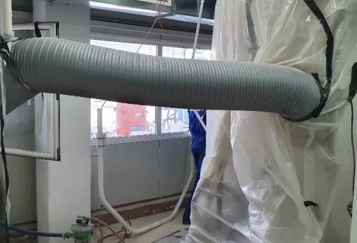 Бластиране на силози в мелница в Генерал Тошево