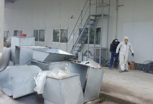 Бластиране на силози в мелница в Генерал Тошево