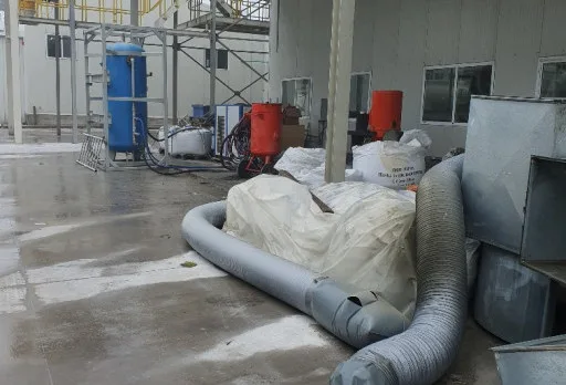 Бластиране на силози в мелница в Генерал Тошево