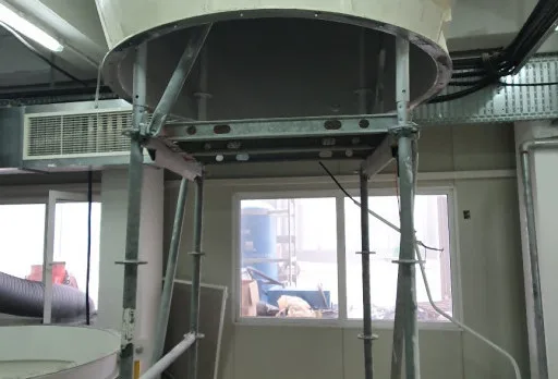 Бластиране на силози в мелница в Генерал Тошево