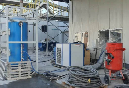 Бластиране на силози в мелница в Генерал Тошево