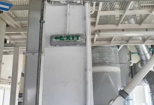 Инсталация за сгъстен въздух в мелница в Генерал Тошево 