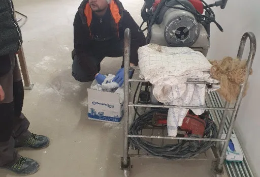 Инсталация за сгъстен въздух в мелница в Генерал Тошево 