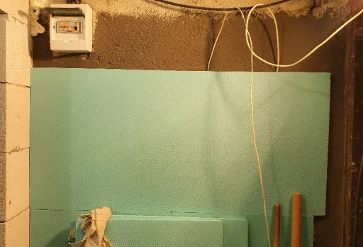 Reparaturarbeiten im Duschraum einer Wohnung in Varna