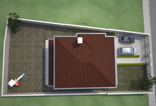 Двуетажна къща с паркомясто – с. Тополи, Варна