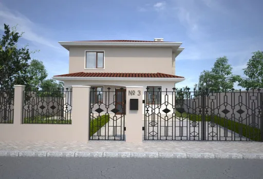 Двуетажна къща с паркомясто – с. Тополи, Варна