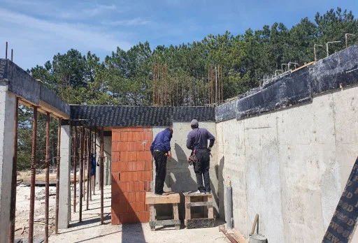 Модерна вила с плосък покрив в Балчик