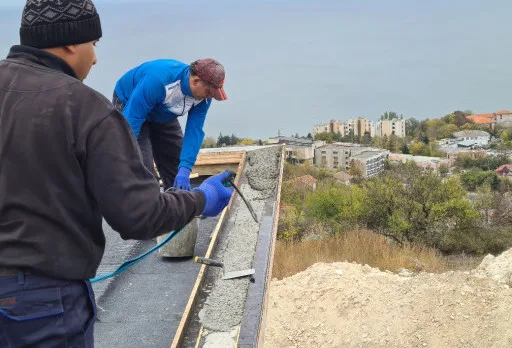 Модерна вила с плосък покрив в Балчик