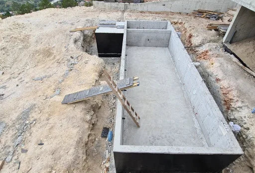 Строителство на басейн в Балчик