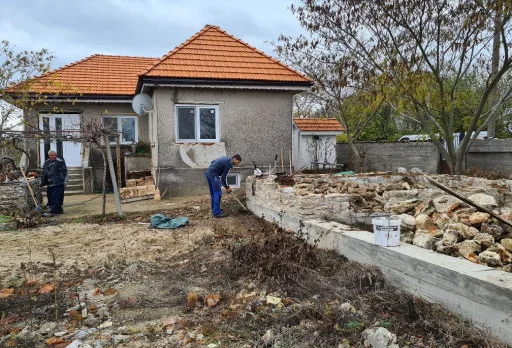 Renovierung eines Hauses im Gebiet Shabla