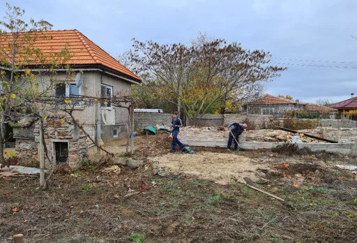 Renovierung eines Hauses im Gebiet Shabla