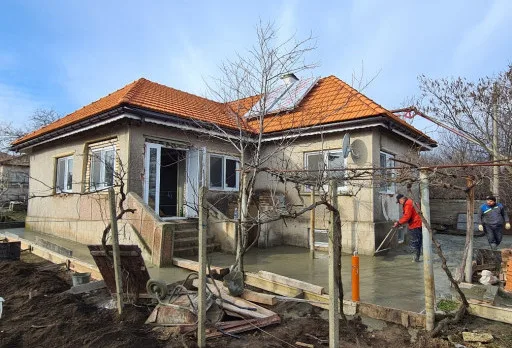 Renovierung eines Hauses im Gebiet Shabla
